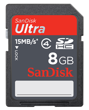  SanDisk SDHC 8GB ULTRA /Retail