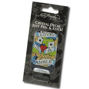  Ed Hardy Crystal Decal Sticker Love is a Gamble