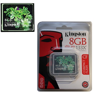  Kingston CF 8GB Elite Pro 133x /Retail