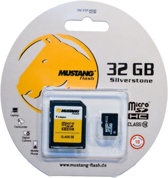  TransFlash MicroSD  32GB Mustang Highspeed ...