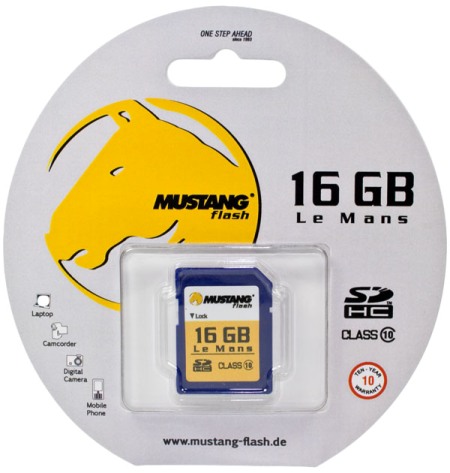  Mustang SDHC 16GB Class 10 