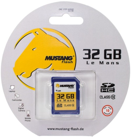  Mustang SDHC 32GB Class 10 