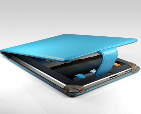 TECHNAXX Leather Case Ocean Blue for iPAD