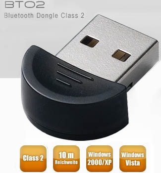  OEM BT02 - Bluetooth Dongle Class 2