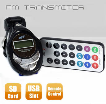  FM Transmitter + MP3 + Cardslot
