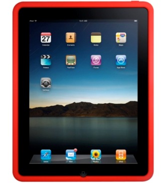  TECHNAXX Silicone Case PRO pour iPad Rouge