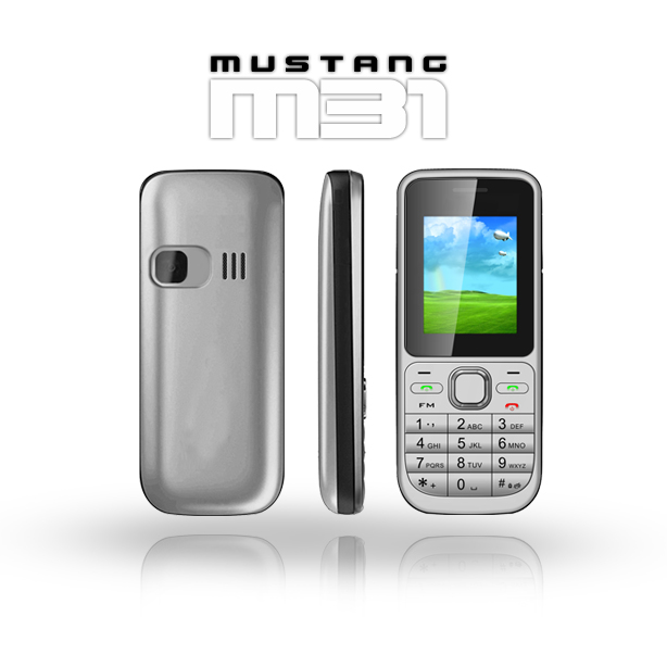  Mustang Mobil Phone M31 Silver