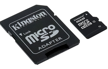  Transflash MicroSDHC 16GB Kingston