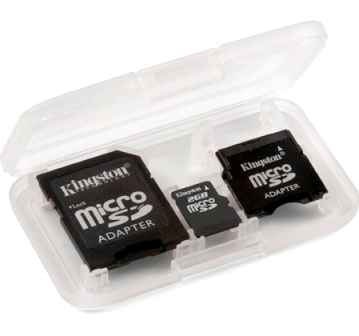  Kingston 3in1 microSD 2GB /Retail SDC/2GB-2ADP