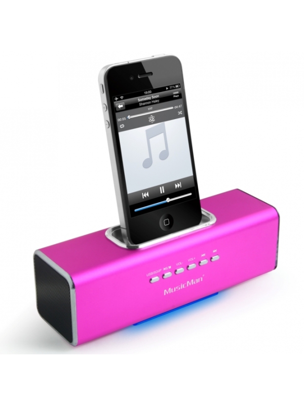 MusicMan Docking Soundstation Pink