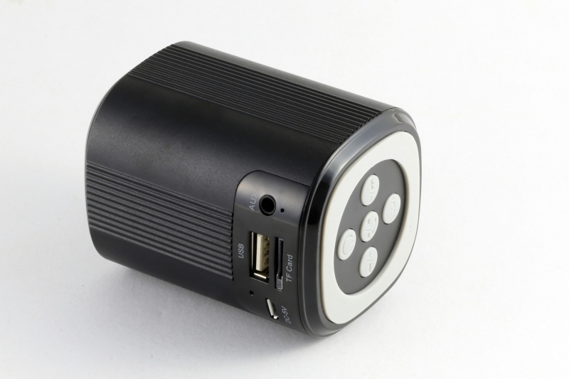 MusicMan 4242 BT-X4 Grenade Bluetooth Soundstation Lautsprecher Gold microSD-Kartenslot, 3,5mm Buchse, 3 Watt, USB 