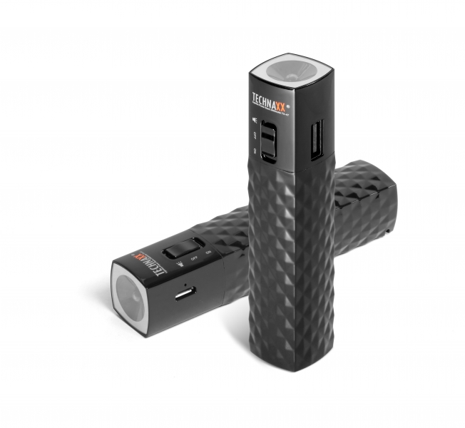 Power Bank Lipstick 2600mAh TX-47 schwarz