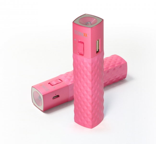 Power Bank Lipstick 2600mAh TX-47 pink